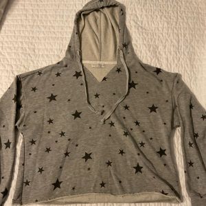 Paper Crane Cropped Hoodie
